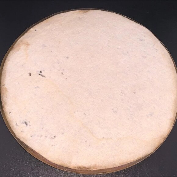 Vintage Lucite Embedded Stone Mid Century Modern Hand Crafted Acrylic Pebble Ash - Picture 3 of 3